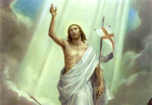 Cristos, mielul lui Dumnezeu, jertfit pe lemnul crucii învinge moartea